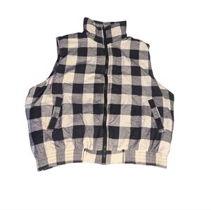 Woodland Plaid Puffer Vest